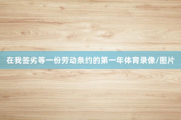 在我签劣等一份劳动条约的第一年体育录像/图片