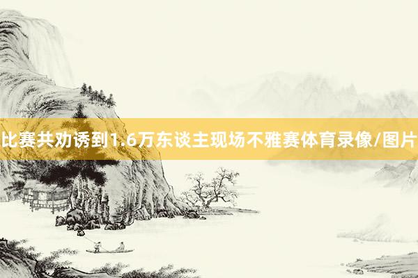 比赛共劝诱到1.6万东谈主现场不雅赛体育录像/图片