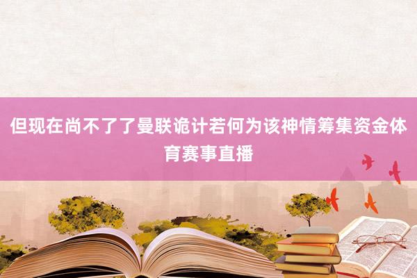 但现在尚不了了曼联诡计若何为该神情筹集资金体育赛事直播