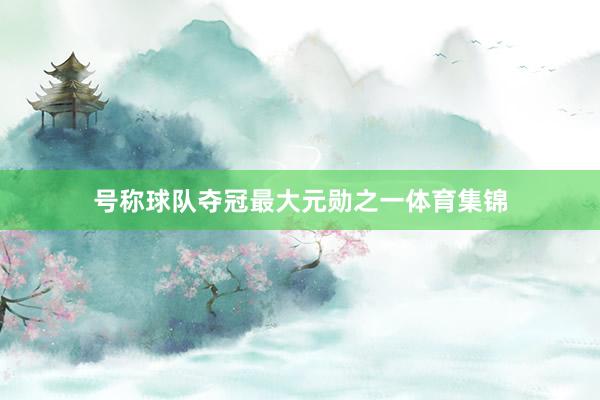 号称球队夺冠最大元勋之一体育集锦