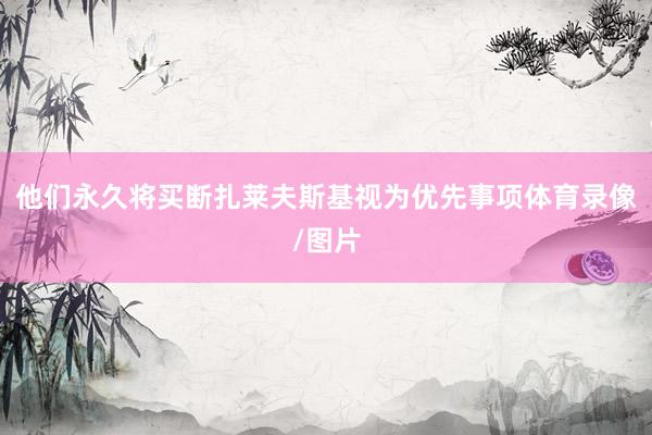他们永久将买断扎莱夫斯基视为优先事项体育录像/图片