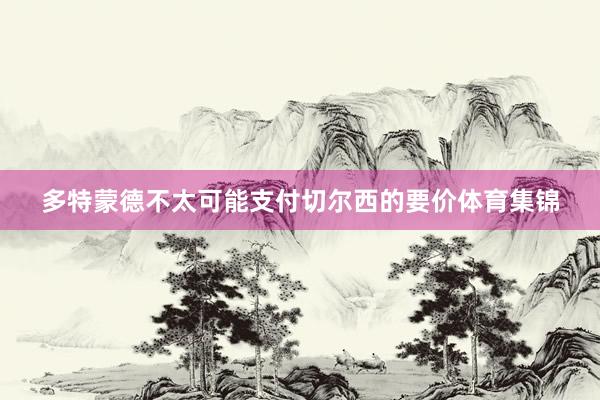 多特蒙德不太可能支付切尔西的要价体育集锦