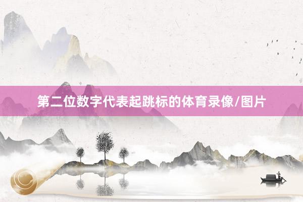 第二位数字代表起跳标的体育录像/图片