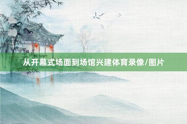 从开幕式场面到场馆兴建体育录像/图片