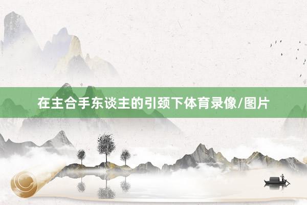 在主合手东谈主的引颈下体育录像/图片