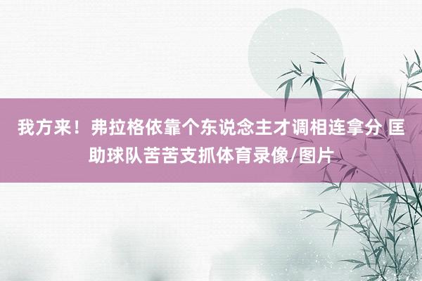 我方来！弗拉格依靠个东说念主才调相连拿分 匡助球队苦苦支抓体育录像/图片
