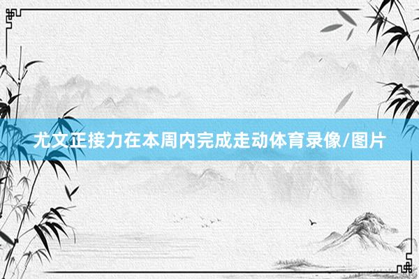尤文正接力在本周内完成走动体育录像/图片