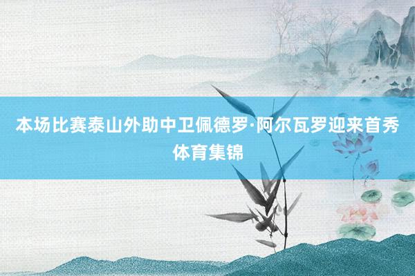 本场比赛泰山外助中卫佩德罗·阿尔瓦罗迎来首秀体育集锦