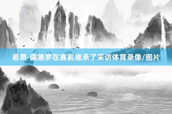 若昂·佩德罗在赛前继承了采访体育录像/图片