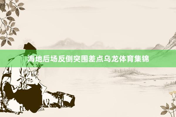 海地后场反倒突围差点乌龙体育集锦