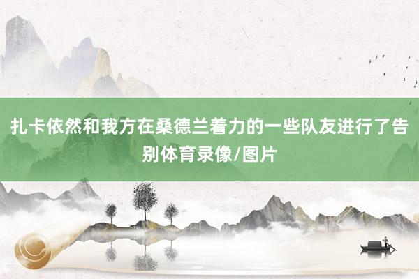 扎卡依然和我方在桑德兰着力的一些队友进行了告别体育录像/图片
